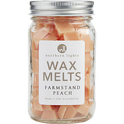 FARMSTAND PEACH SCENTED SIMMERING FRAGRANCE CHIPS - 8 OZ JAR CONTAINING 100 MELTS for UNISEX