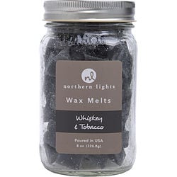 Whiskey & Tobacco Scented by Northern Lights SIMMERING FRAGRANCE CHIPS - 8 OZ JAR CONTAINING 100 MELTS for UNISEX