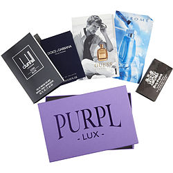 Alfred Dunhill Purpl Lux Subscription Box For Men by DIRTY ENGLISH & DOLCE & GABBANA & CHROME & DUNHILL ICON ELITE & GUESS BY MARCIANO for MEN