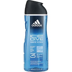 Adidas Ice Dive by Adidas 3 IN 1 BODY, HAIR & FACE SHOWER GEL 13.5 OZ for MEN Adidas Ice Dive by Adidas 3 IN 1 BODY, HAIR & FACE SHOWER GEL 13.5 OZ for MEN