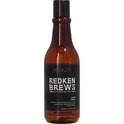 Redken by Redken REDKEN BREWS 3 IN 1 (SHAMPOO, CONDITIONER & BODY WASH) 10 OZ for MEN