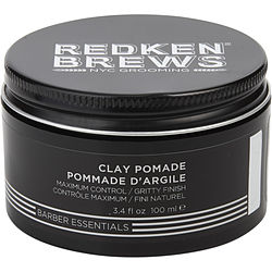 Redken by Redken BREWS CLAY POMADE MAXIMUM CONTROL 3.4 OZ for MEN