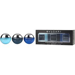 Bvlgari Variety by Bvlgari 3 PIECE MENS MINI VARIETY WITH BVLGARI AQUA & BVLGARI AQUA MARINE & BVLGARI AQUA ATLANTIQUE AND ALL ARE EDT SPRAY 0.5 OZ MINIS for MEN