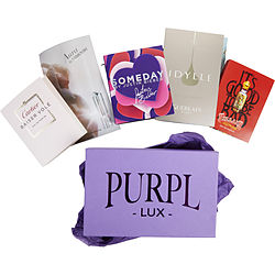 Purpl Lux Subscription Box For Women by $SOMEDAY BY JUSTIN BIEBER - $IDYLLE - $AURA SWAROVSKI - $CARTIER BAISER VOLE ESSENCE - $ED HARDY VILLAIN for WOMEN