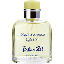 D & G Light Blue Italian Zest Pour Homme by Dolce & Gabbana EDT SPRAY 4.2 OZ *TESTER for MEN