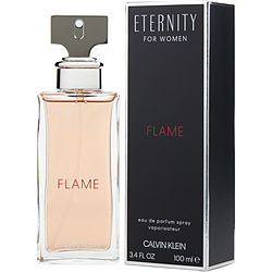 Eternity Flame by Calvin Klein EAU DE PARFUM SPRAY 3.4 OZ for WOMEN