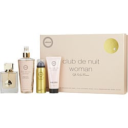Armaf Club De Nuit by Armaf EAU DE PARFUM SPRAY 3.6 OZ & BODY SPRAY 1.7 OZ & BODY LOTION 3.4 OZ & FRAGRANCE BODY SPRAY 8.4 OZ for WOMEN