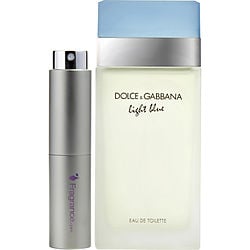 D & G Light Blue by Dolce & Gabbana EDT SPRAY 0.27 OZ (TRAVEL SPRAY) for WOMEN