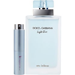D & G Light Blue Eau Intense by Dolce & Gabbana EDP SPRAY 0.27 OZ (TRAVEL SPRAY) for WOMEN