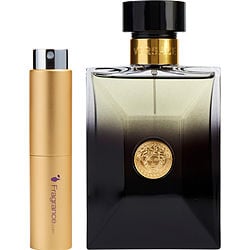Versace Pour Homme Oud Noir by Gianni Versace EAU DE PARFUM SPRAY 0.27 OZ (TRAVEL SPRAY) for MEN