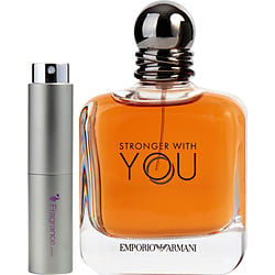 Emporio Armani Stronger With You by Giorgio Armani EDT SPRAY 0.27 OZ (TRAVEL SPRAY) for MEN