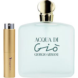 Acqua Di Gio by Giorgio Armani EDT SPRAY 0.27 OZ (TRAVEL SPRAY) for WOMEN