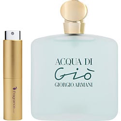 Acqua Di Gio by Giorgio Armani EDT SPRAY 0.27 OZ (TRAVEL SPRAY) for WOMEN