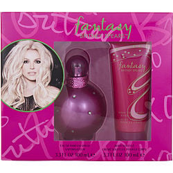 Fantasy Britney Spears by Britney Spears EDP SPRAY 3.3 OZ & BODY SOUFFLE 3.3 OZ for WOMEN