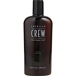 American Crew by American Crew 3 IN 1 TEA TREE (SHAMPOO, CONDITIONER, BODY WASH) 15.2 OZ for MEN 329953