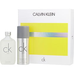 Ck One by Calvin Klein EDT SPRAY 3.4 OZ & DEODORANT SPRAY 5 OZ for UNISEX