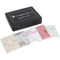 Tous Variety by Tous 5 PIECE VIAL VARIETY SET WITH TOUS FLORAL TOUCH & TOUS HAPPY MOMENTS & TOUS LOVE & TOUS SENSUAL TOUCH & TOUS for WOMEN