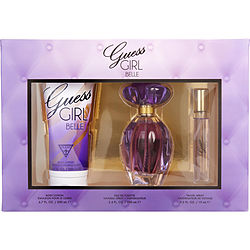 Guess Girl Belle by Guess EDT SPRAY 3.4 OZ & BODY LOTION 6.7 & EDT SPRAY 0.5 OZ for WOMEN