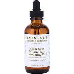 Eminence by Eminence Clear Skin Willow Bark Exfoliating Peel (with 35 Dual-Textured Cotton Rounds) -118ml/4OZ for WOMEN