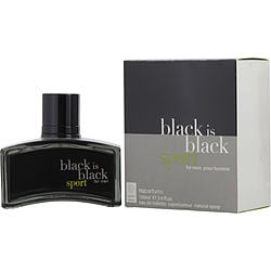 Black Is Black Sport by Nuparfums EDT SPRAY 3.4 OZ for MEN