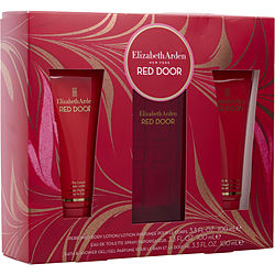 Red Door by Elizabeth Arden EDT SPRAY 3.3 OZ & BODY LOTION 3.3 OZ & SHOWER GEL 3.3 OZ for WOMEN