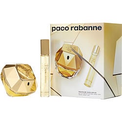 Paco Rabanne Lady Million by Paco Rabanne EAU DE PARFUM SPRAY 2.7 OZ &amp; EAU DE PARFUM SPRAY 0.68 OZ (TRAVEL OFFER) for WOMEN