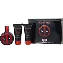 سعر ومواصفات Deadpool Dark by Marvel EDT SPRAY 3.4 OZ & SHOWER GEL 3.4 OZ & AFTERSHAVE BALM 3.4 OZ for MEN من متجر FragranceNet.com