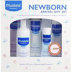 Mustela by Mustela Newborn Arrival Set: Foam Shampoo 5.07OZ + Gentle Cleansing Gel 6.76OZ + No-Rinse Cleansing Water 3.38OZ + Hydra Bebe Body Lotion 10.14OZ + Diaper Rash Cream 3.80OZ -5pcs for WOMEN