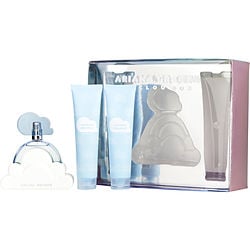 Cloud Ariana Grande by Ariana Grande EAU DE PARFUM SPRAY 3.4 OZ & BODY SOUFFLE 3.4 OZ & SHOWER GEL 3.4 OZ for WOMEN