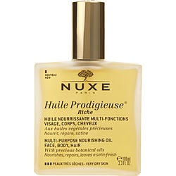 Nuxe by Nuxe Huile Prodigieuse Riche Multi-Purpose Nourishing Oil - For Very Dry Skin -100ml/3.3OZ for WOMEN