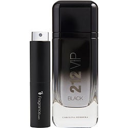 212 Vip Black by Carolina Herrera EAU DE PARFUM SPRAY 0.27 OZ (TRAVEL SPRAY) for MEN