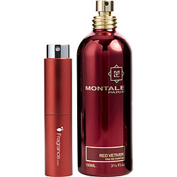 Montale Paris Red Vetiver by Montale EAU DE PARFUM SPRAY 0.27 OZ (TRAVEL SPRAY) for MEN