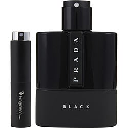 Prada Luna Rossa Black by Prada EDP SPRAY 0.27 OZ (TRAVEL SPRAY) for MEN