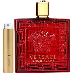 Versace Eros Flame by Gianni Versace EAU DE PARFUM SPRAY 0.27 OZ (TRAVEL SPRAY) for MEN