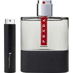 Prada Luna Rossa Carbon by Prada EDT SPRAY 0.27 OZ (TRAVEL SPRAY) for MEN