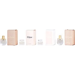 Chloe Variety by Chloe 4 PIECE WOMENS VARIETY WITH NOMADE EAU DE PARFUM (2) & CHLOE NEW EAU DE PARFUM & CHLOE NEW EDT AND ALL 0.17 OZ MINIS for WOMEN