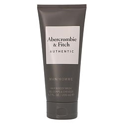 Abercrombie & Fitch Authentic by Abercrombie & Fitch HAIR AND BODY WASH 6.7 OZ for MEN
