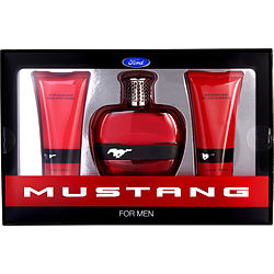 Ford Mustang Red by Estee Lauder EDT SPRAY 3.4 OZ & HAIR AND BODY WASH 3.4 OZ & AFTERSHAVE BALM 3.4 OZ for MEN Ford Mustang Red by Estee Lauder EDT SPRAY 3.4 OZ & HAIR AND BODY WASH 3.4 OZ & AFTERSHAVE BALM 3.4 OZ for MEN