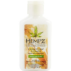 Image of Hempz by Hempz Fresh Fusions Citrine Crystal & Quartz Herbal Body Moisturizer -66ml/2.25OZ for UNISEX
