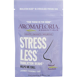 Stress Less by Aromafloria INHALATION BEADS 0.42 OZ BLEND OF LAVENDER, CHAMOMILE, AND SAGE for UNISEX