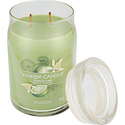 Yankee Candle by Yankee Candle VANILLA LIME SCENTED LARGE JAR 22 OZ for UNISEX