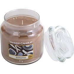 Yankee Candle by Yankee Candle SEASIDE WOODS SCENTED MEDIUM JAR 14.5 OZ for UNISEX