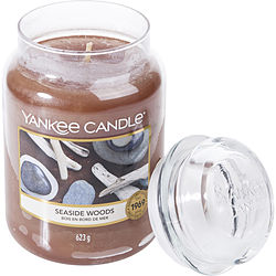 Yankee Candle by Yankee Candle SEASIDE WOODS SCENTED LARGE JAR 22 OZ for UNISEX photo
