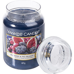 Yankee Candle by Yankee Candle MULBERRY & FIG DELIGHT SCENTED LARGE JAR 22 OZ for UNISEX