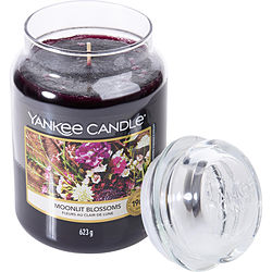 Yankee Candle by Yankee Candle MOONLIGHT BLOSSOMS SCENTED LARGE JAR 22 OZ for UNISEX photo