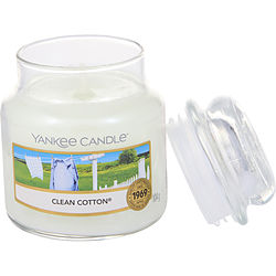 Yankee Candle by Yankee Candle CLEAN COTTON SCENTED SMALL JAR 3.6 OZ for UNISEX
