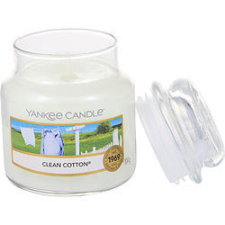 Yankee Candle by Yankee Candle CLEAN COTTON SCENTED SMALL JAR 3.6 OZ for UNISEX Yankee Candle by Yankee Candle CLEAN COTTON SCENTED SMALL JAR 3.6 OZ for UNISEX