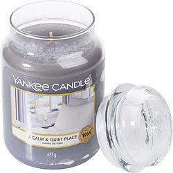Yankee Candle by Yankee Candle A CALM AND QUIET PLACE SCENTED LARGE JAR 22 OZ for UNISEX photo