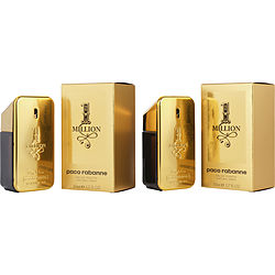 Paco Rabanne 1 Million by Paco Rabanne EDT SPRAY 1.7 OZ (DUO PACK) for MEN
