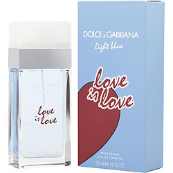 D & G Light Blue Love Is Love by Dolce & Gabbana EDT SPRAY 1.7 OZ for WOMEN